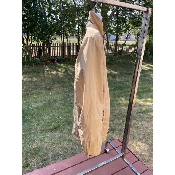 Timberland Mens L/G Tan Nylon & Cotton Full-Zip Jacket - Picture 4 of 8